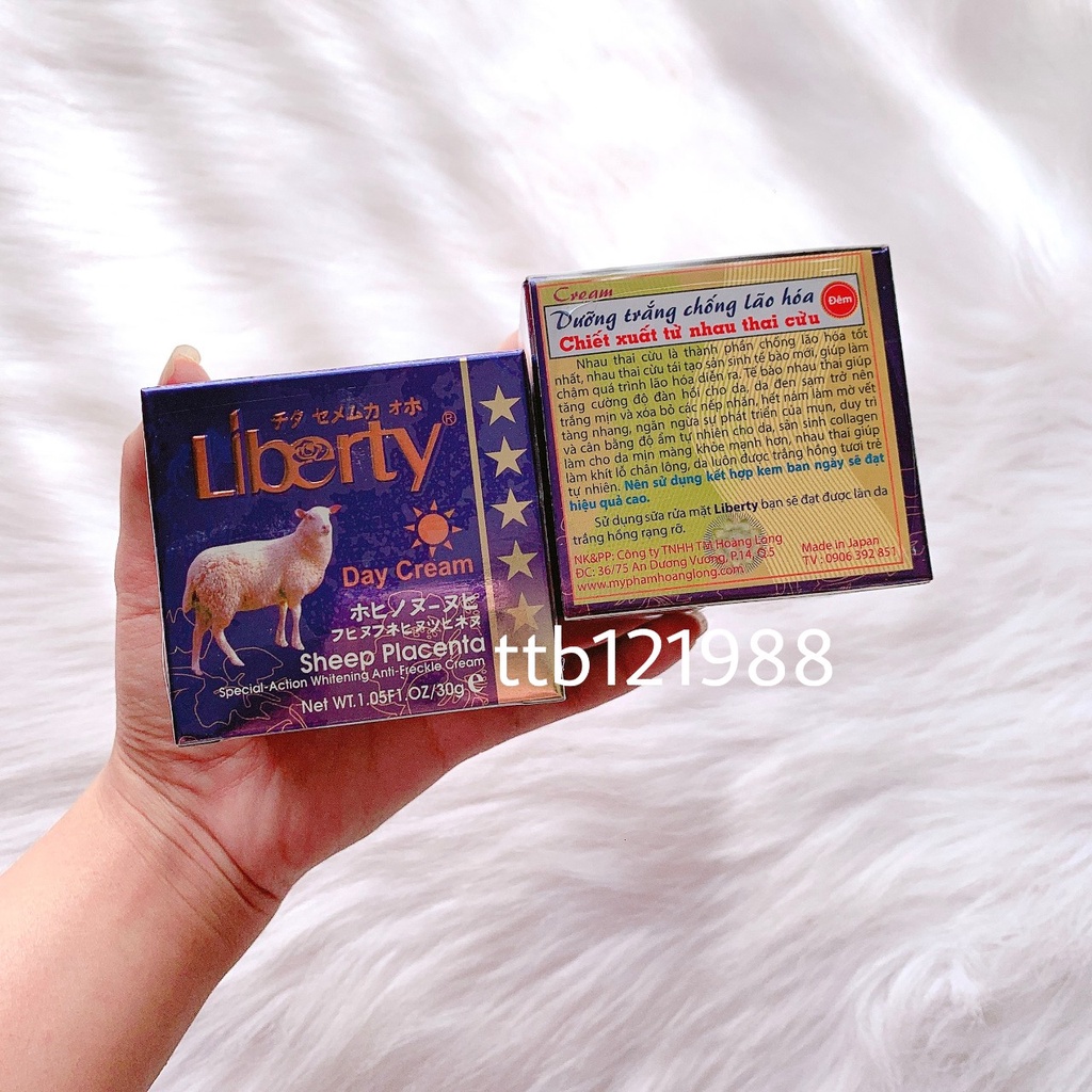 Kem Nhau Thai Cừu LIBERTY Nhật Bản Chính Hãng ( Ngày + Đêm )