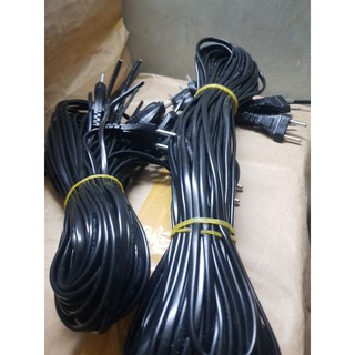 1 Sợi Dây điện đen đúc sẵn phích cắm dùng cho quạt, đèn... dây dài 2m và 3m