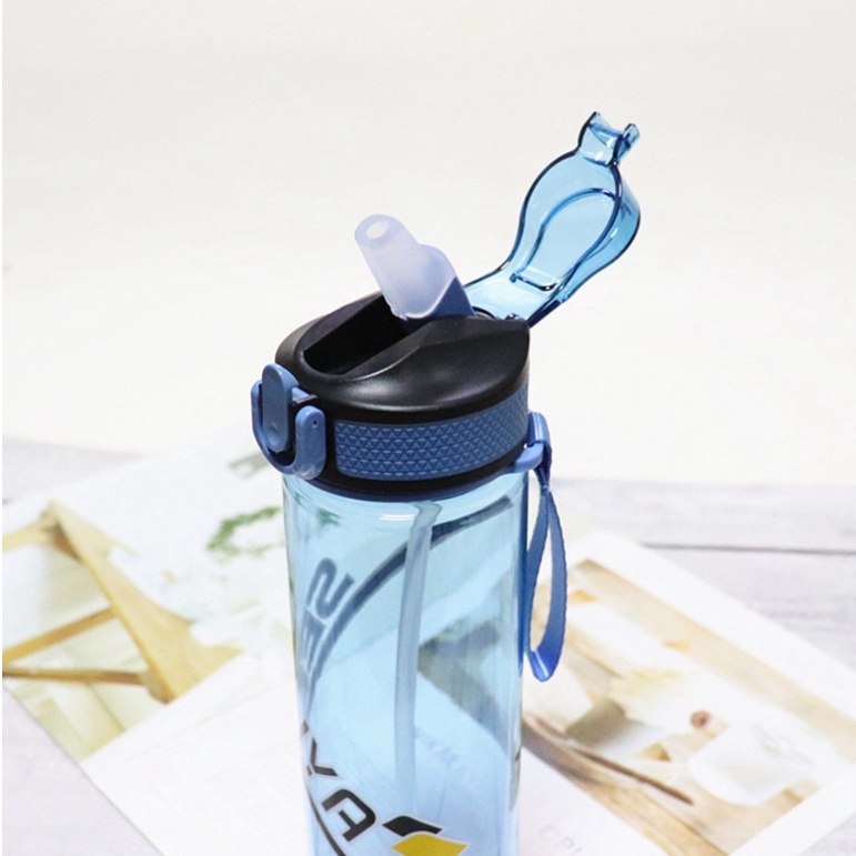 Bình nước thể thao, bình đựng nước tập gym SELIYA 700ml nhựa nguyên sinh kháng khuẩn Ag+ cao cấp 2022