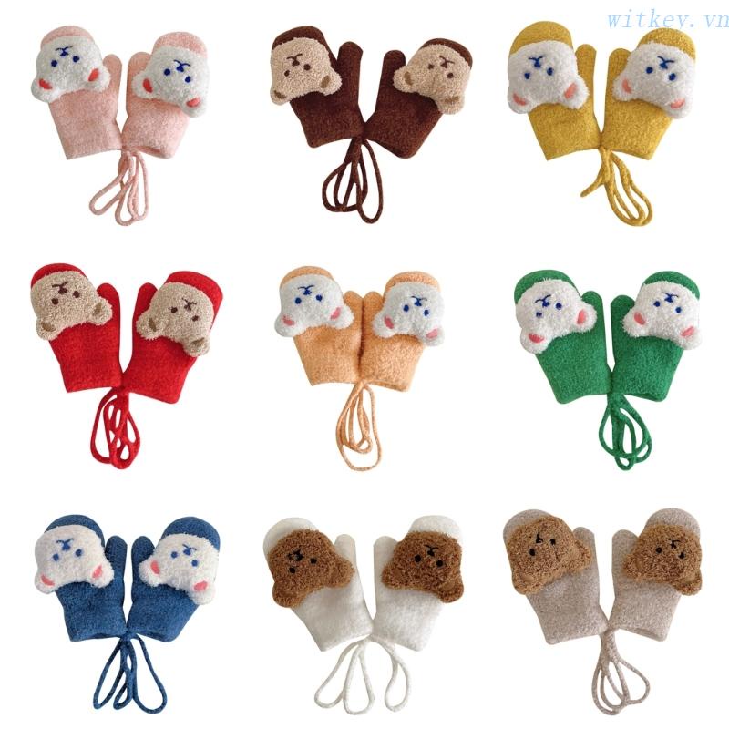 Găng Tay Giữ Ấm Chống Gió Thời Trang Thu Đông Cho Trẻ Em