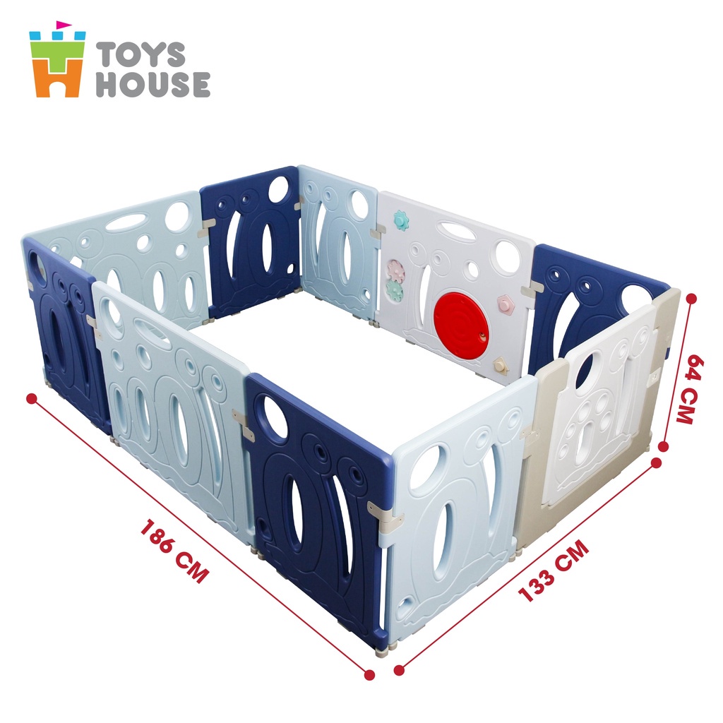 Quây cũi, nhà banh cho bé nhựa nguyên hình, hình ốc sên Toys House WM19005 - hàng chính hãng