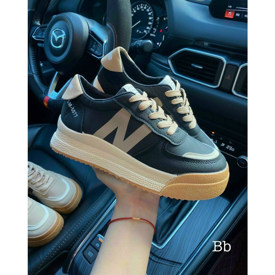 Giày thể thao nữ đế cao chữ N đẹp siêu hot 2023 hàng QC