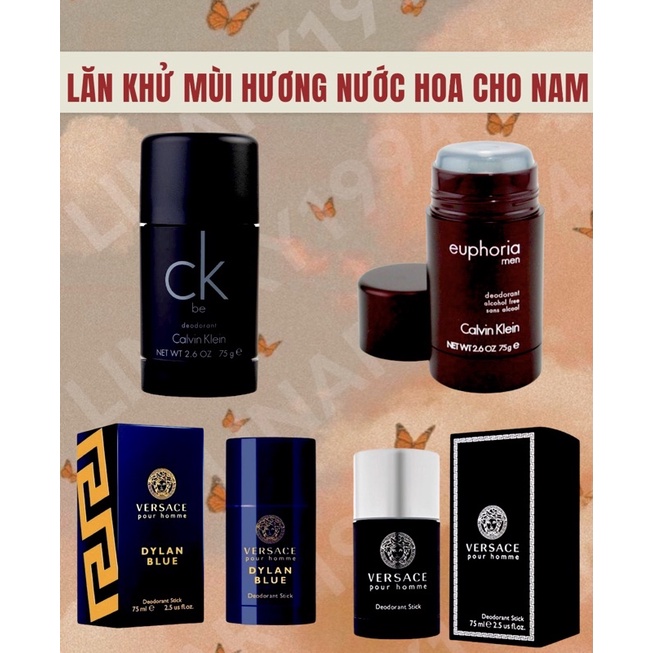 Các dòng Lăn khử mùi nước hoa Cho Nam Versace & CK