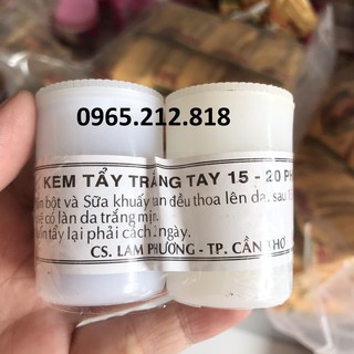 CẶp bột tẩy trắng da