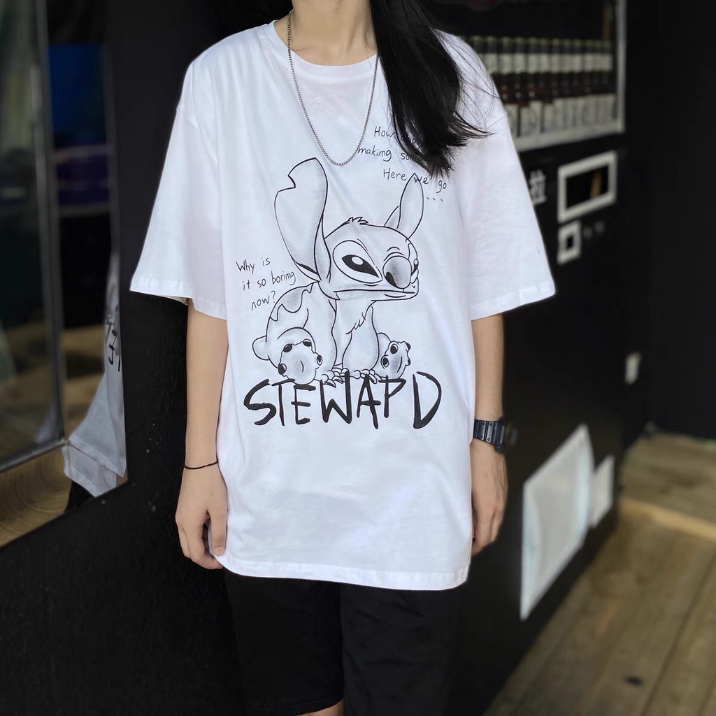 [Mã WASKT410K giảm 10K đơn 50K] Áo thun tay lỡ unisex form rộng STEWARD phông nam nữ phong cách ulzzang Wind | BigBuy360 - bigbuy360.vn