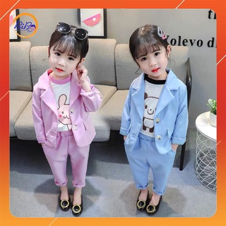 Đồ Bộ Dài Tay Cho Bé, Bộ Vest Cho Bé Gái Size 14-25Kg Chất Kaki BiBo Store