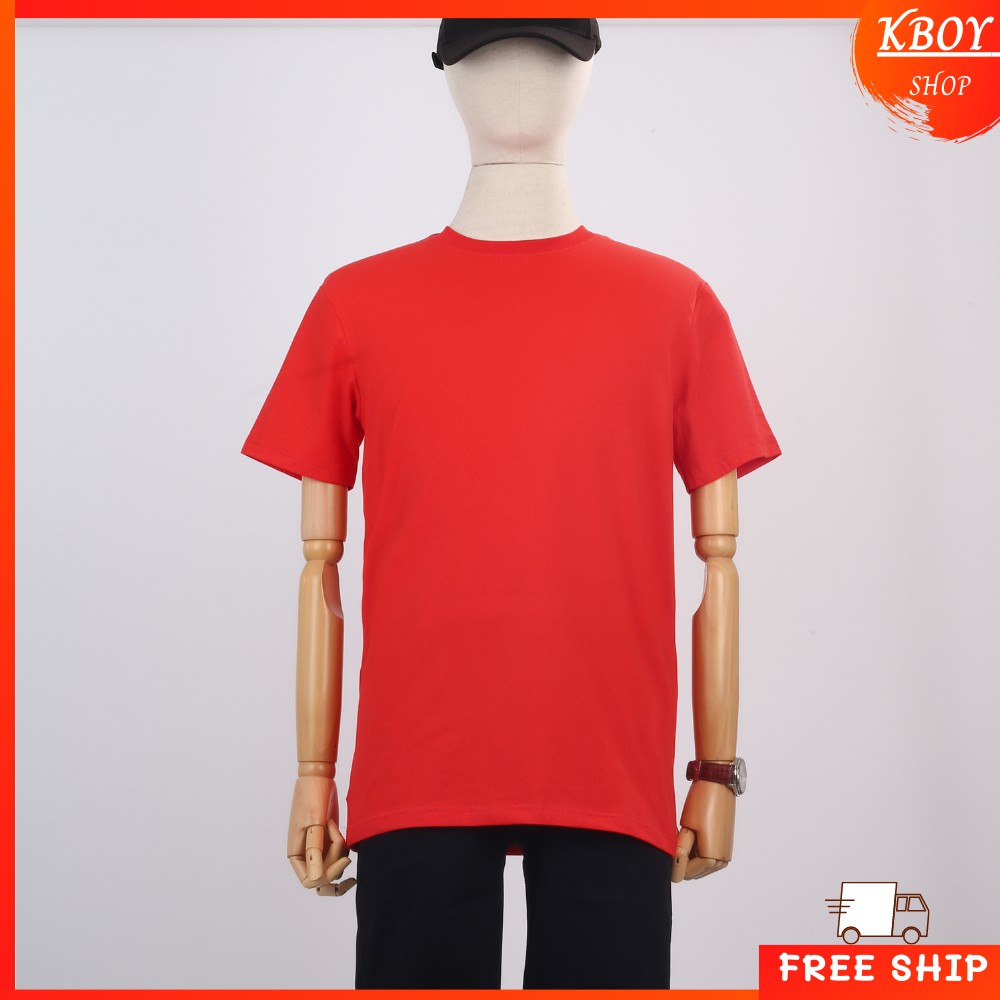 Áo Thun Trơn Nam - Áo phông nam tay ngắn 100% cotton Trắng Đen dáng ôm vừa vặn AT01 | BigBuy360 - bigbuy360.vn