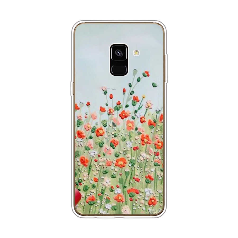 Ốp Điện Thoại TPU Dẻo In Họa Tiết Độc Đáo Thời Trang Cho Samsung Galaxy A8 plus 2018 A6 2018 plus