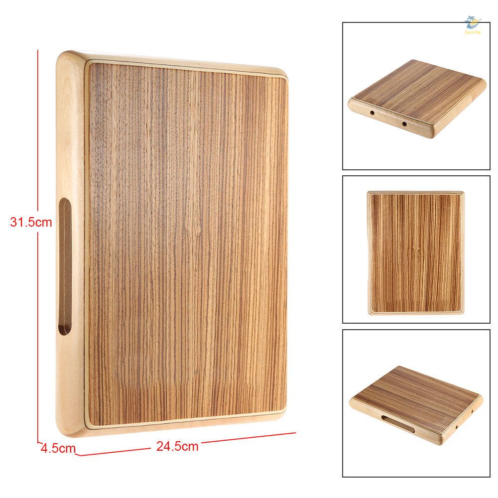 Trống Cajon Phẳng 31.5 * 24.5 * 4.5cm Tiện Dụng Mang Theo Du Lịch