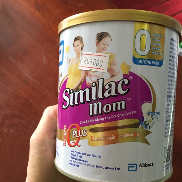 Sữa bột Similac Mom IQ plus hương Vani 400g và 900g