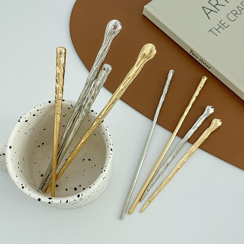 Băng Đô Cài Tóc Kim Loại Phong Cách Hàn Quốc Đơn Giản Thời Trang Cho Nữ