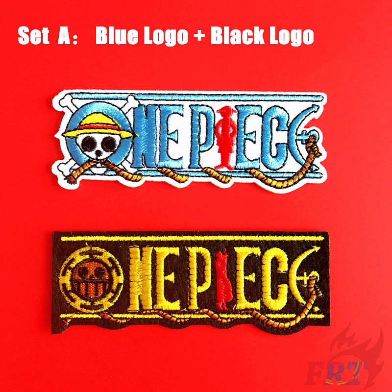 Bộ 1/2 miếng vá quần áo họa tiết Luffy