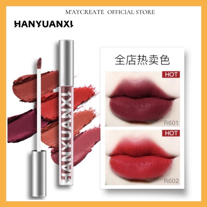 Son HEYXI nội địa trung Velvet Air Lip Glaze Matte HS3R6