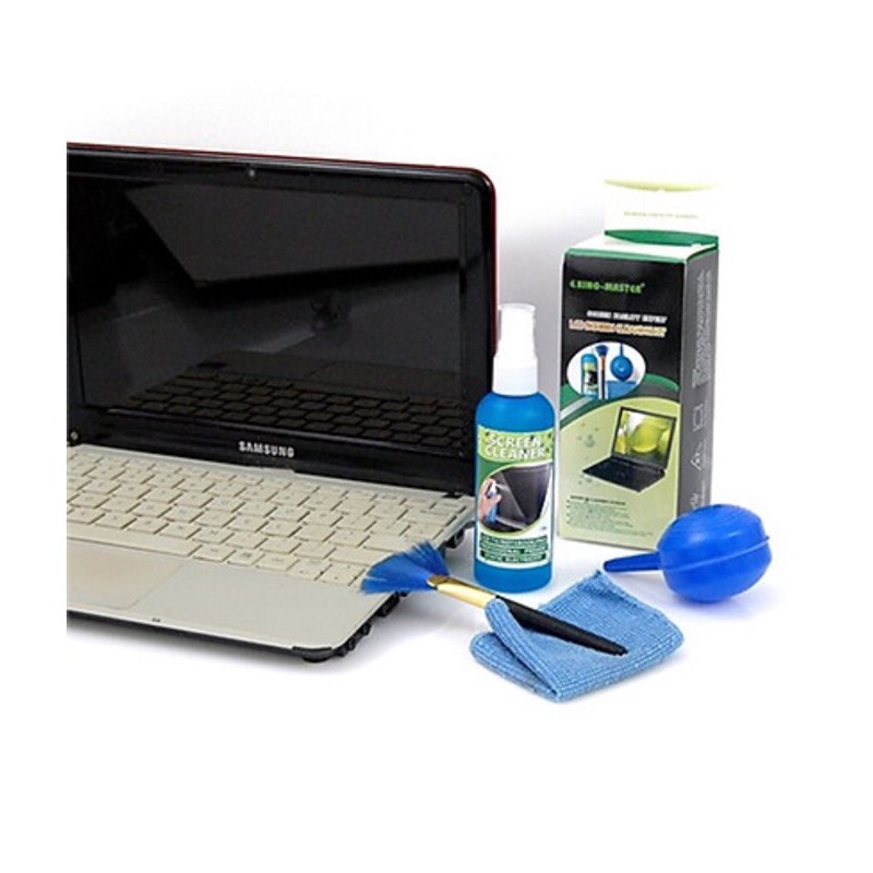 Bộ vệ sinh laptop LCD Cleaning KIT 4 món - Hàng nhập khẩu