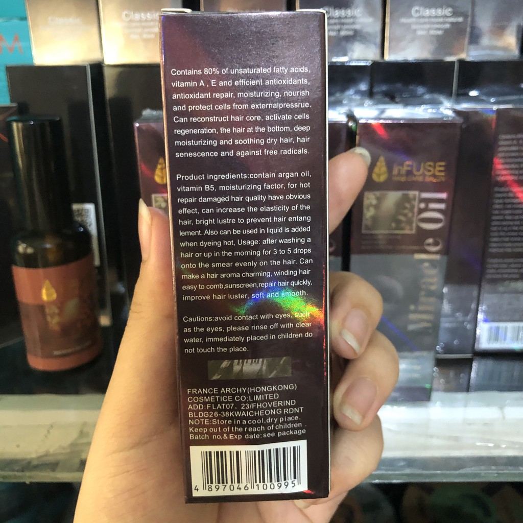 Tinh Dầu Dưỡng Tóc Cafe Macadamia Miracle Oil 50ml