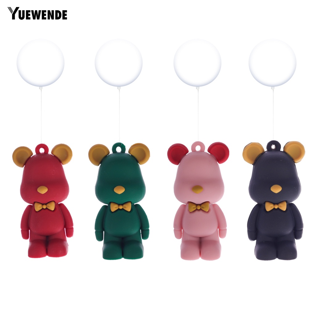 Yue.z Đồ trang trí Tượng Gấu Nổi Trang Trí Bể Cá Thu Nhỏ