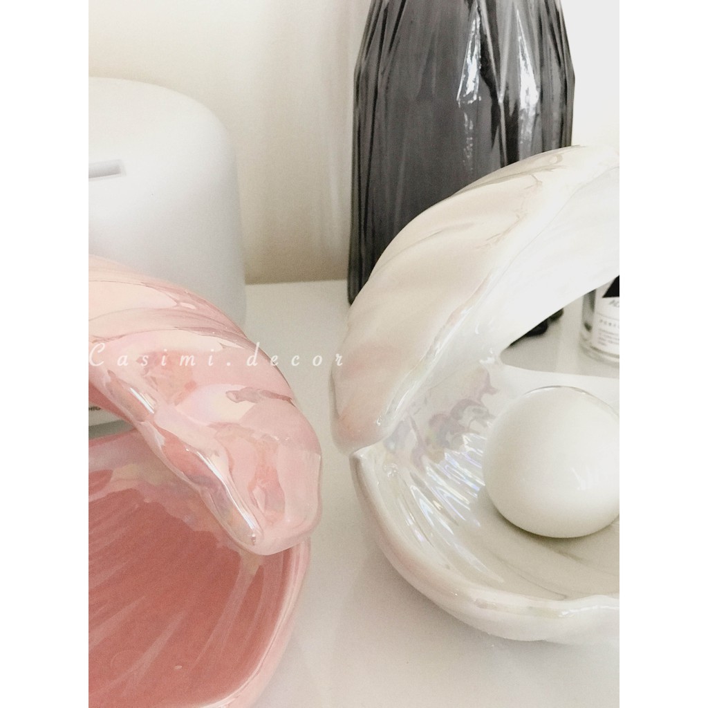 ĐÈN NGỦ HÌNH NGỌC TRAI ĐÈN VÀNG ẤM DỊU MẮT PHONG CÁCH HÀN QUỐC VINTAGE CASIMI DECOR
