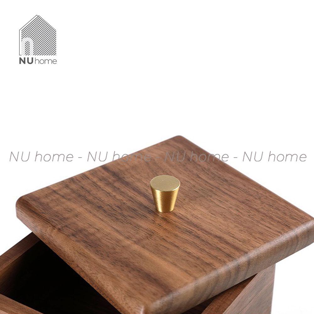 nuhome.vn | Hộp gỗ đựng đồ - Riku, được thiết kế đơn gian có nắp bằng chất liệu gỗ tự nhiên cao cấp