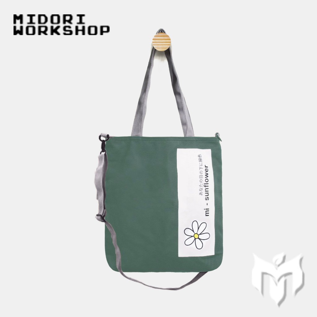 Shop chọn mẫu ngẫu nhiên Túi đeo chéo và tote 2 trong 1 cao cấp Local Brand Mi Midori