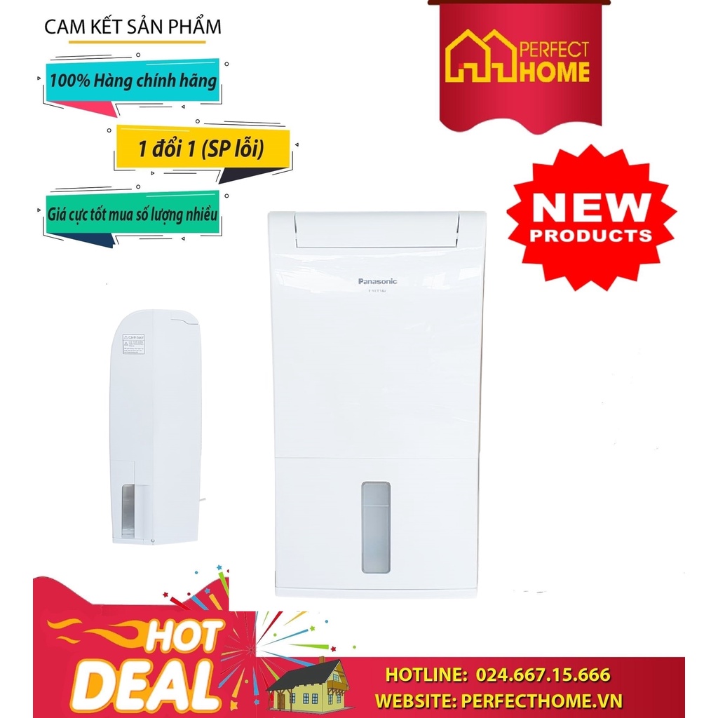 BÃO SALE {Hàng chính hãng} Máy hút ẩm & lọc bụi và diệt khuẩn Panasonic F-YCT14V