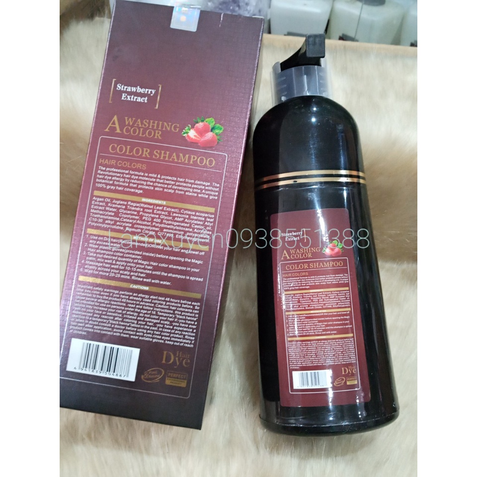 GỘI đen hàn quốc B.I.B.O.P to có vòi 500ml nâu, đen  LOẠI 1  bền đẹp sâu màu bóng khỏe tóc siêu tiết kiệm tiện lợi