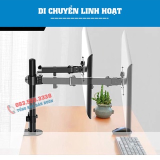 Giá Treo Màn Hình M051 Cao Cấp 17 - 27 - 32 Inch / Tải Trọng 8Kg - Lắp Đặt Kẹp Bàn [ Rẻ Hơn NB F80 - NB H100 ]