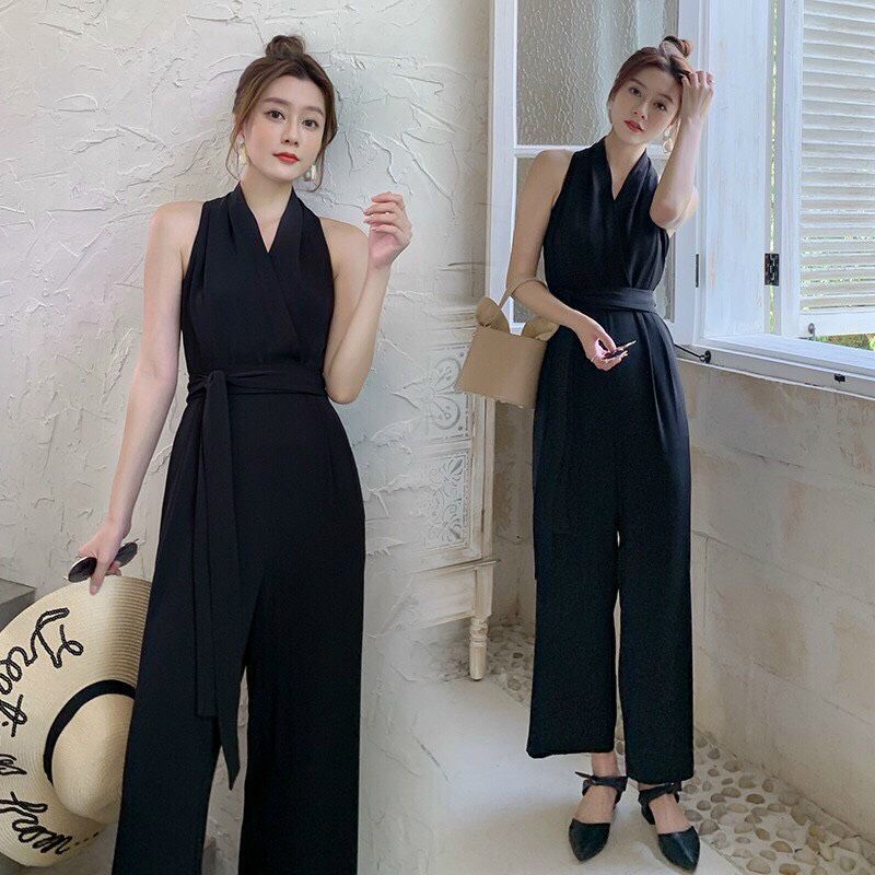 Jum Đen Dài Cổ Chữ V Tôn Dáng