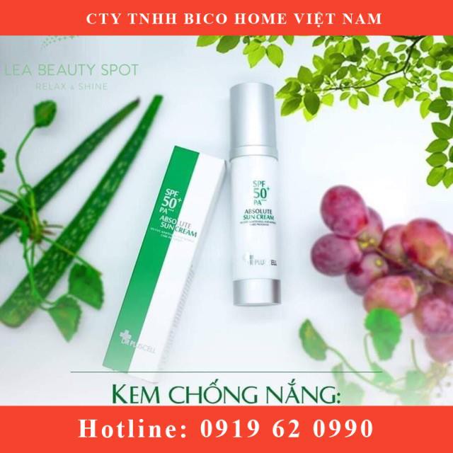 KEM CHỐNG NẮNG Dr PlusCell HẾ HỆ MỚI ABSOLUTE SUN CREAM - Chuẩn Hàn Quốc