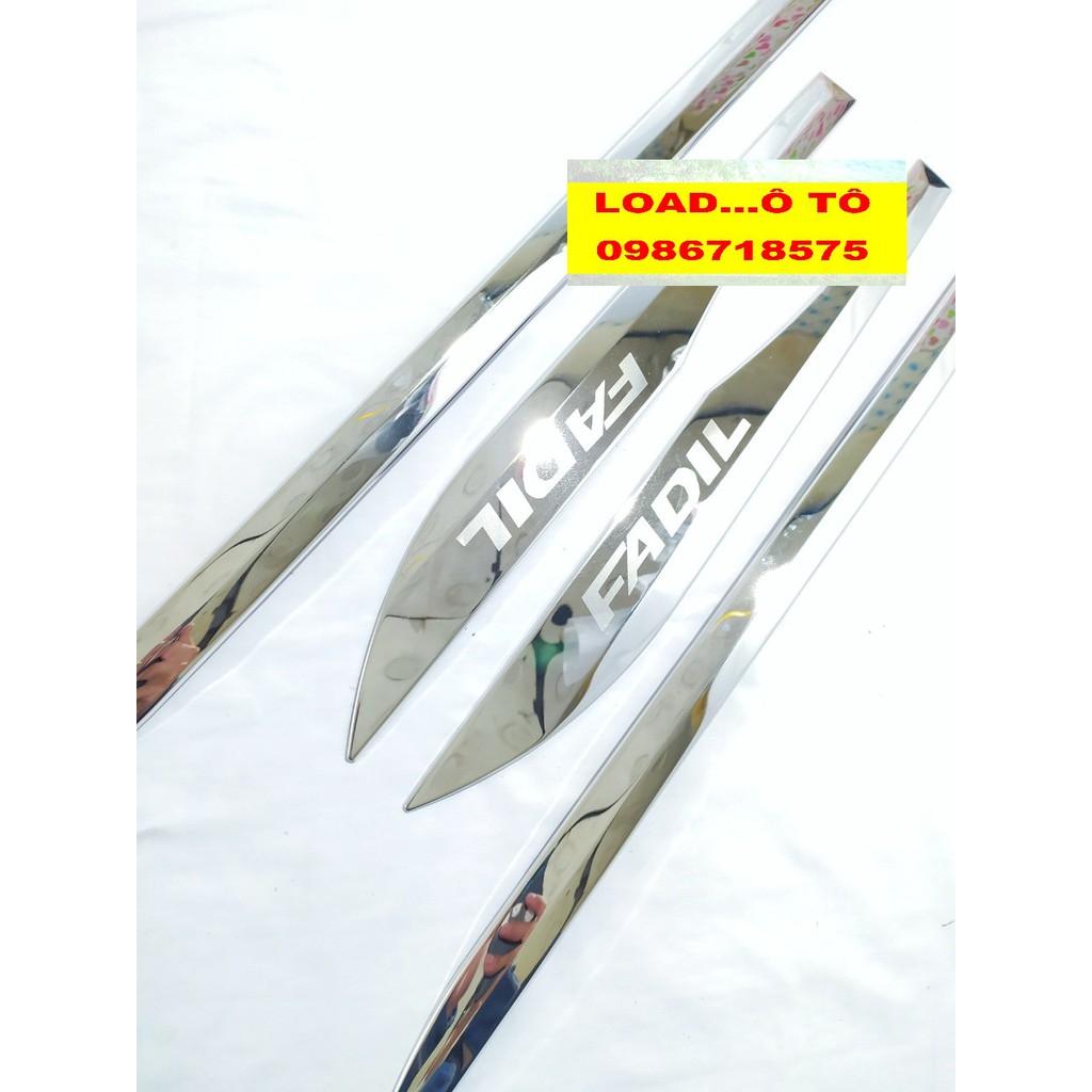 Nẹp Sườn Vinfast Fadil 2022-2019 Mạ Crom Cao Cấp