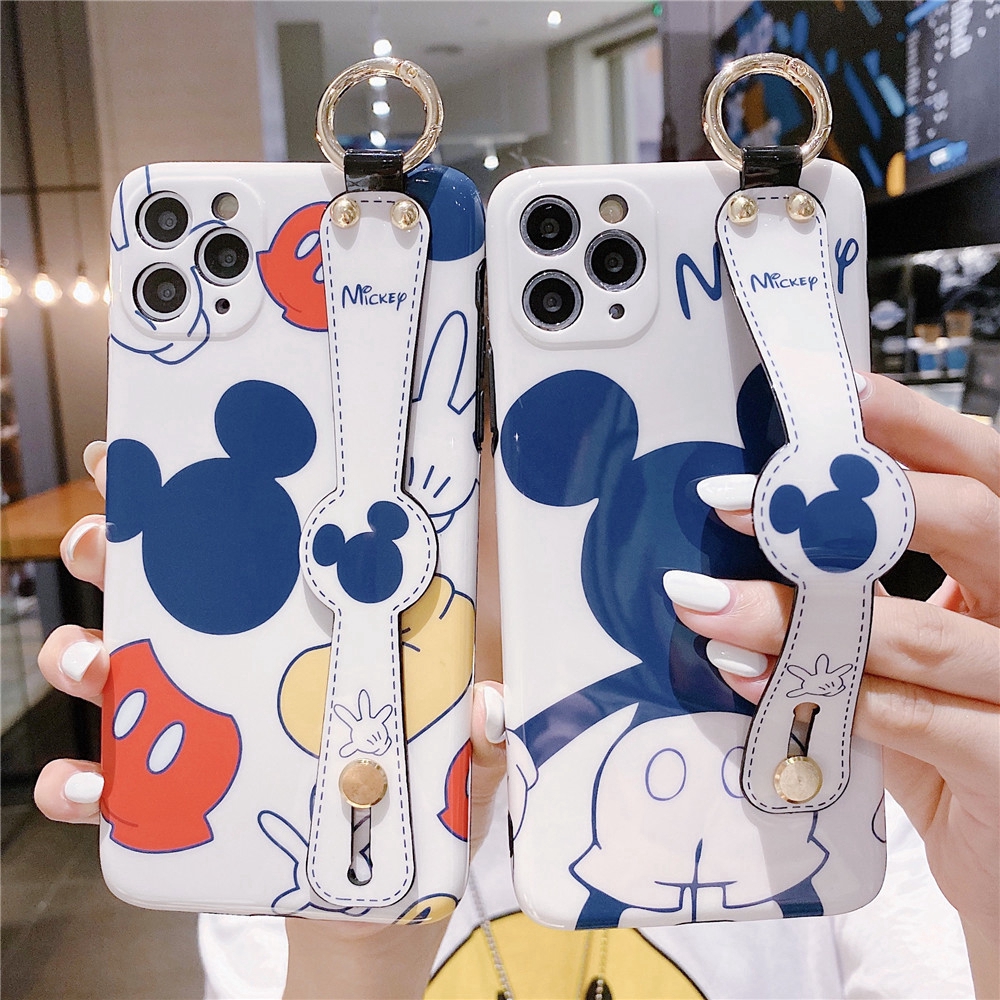 Ốp iPhone Wristband Mickey iPhone 11 Soft TPU Case iPhone XS MAX XR i6 i7 i8 Plus Case Cover iPhoneSE iPhone11 Pro Max Cover