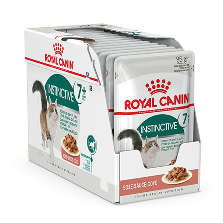 Thức ăn cho mèo Pate Royal Canin cho mèo ít vận động Royal Canin Instinctive 7+ 85gr