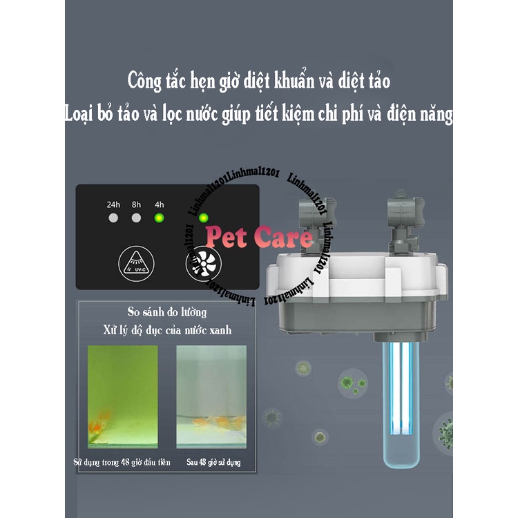 Lọc thùng SUNSUN XWA-U có UV khử trùng