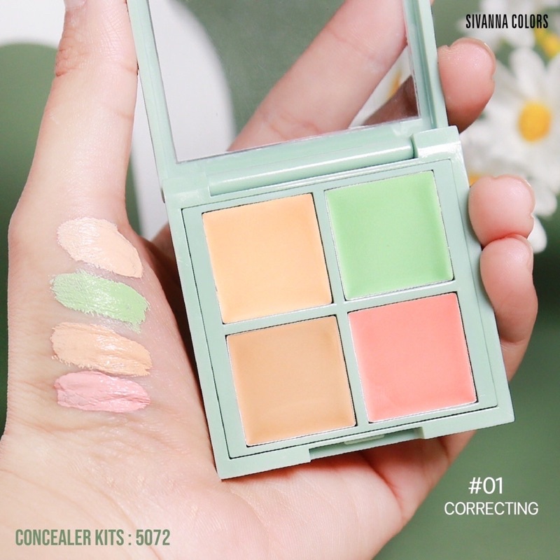 Che khuyết điểm triệt sắc Sivanna Colors Concealer Kit HF5072