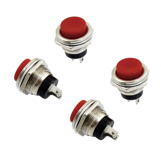 Nút Nhấn Đề 2 Vỏ Sắt To Nhấn Nhả 3A 125V 2 Chân - NTHN