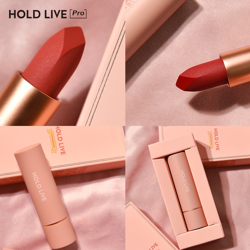 【Sale】 HOLD LIVE pink velvet matte lipstick rose gold glitter  lipstick  Nội Địa Trung | BigBuy360 - bigbuy360.vn
