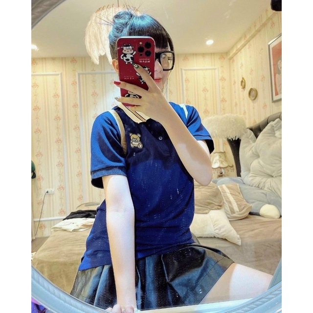 ÁO POLO NỮ THÊU GẤU | BigBuy360 - bigbuy360.vn