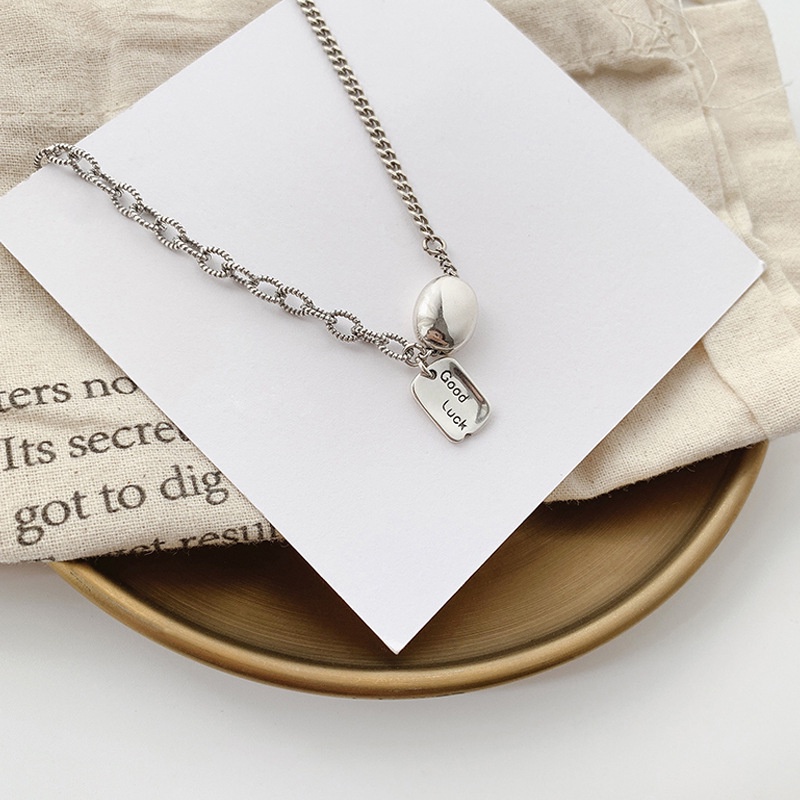 Sang trọng Phụ nữ Hàn Quốc Lucky Beanie Vòng cổ Thời trang Cá tính Chuỗi Vòng cổ