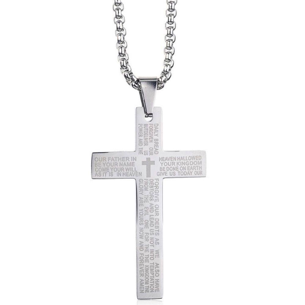 Vòng cổ Mặt Thánh Giá Màu Đen Thời Trang Phổ Biến