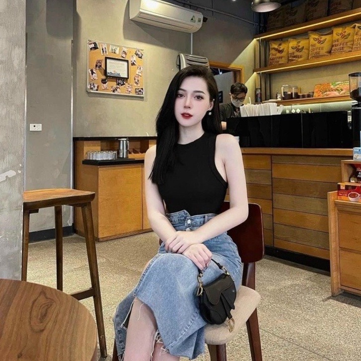 Set 3 áo ba lỗ chất thun tăm co dãn dễ phối vanmiushop