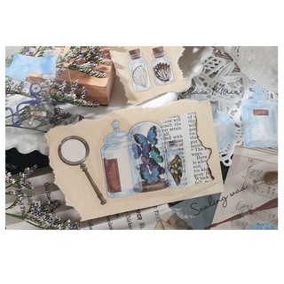 Strip Sticker hình bướm đẹp dùng trang trí sổ tay, ốp điện thoại, sách vở