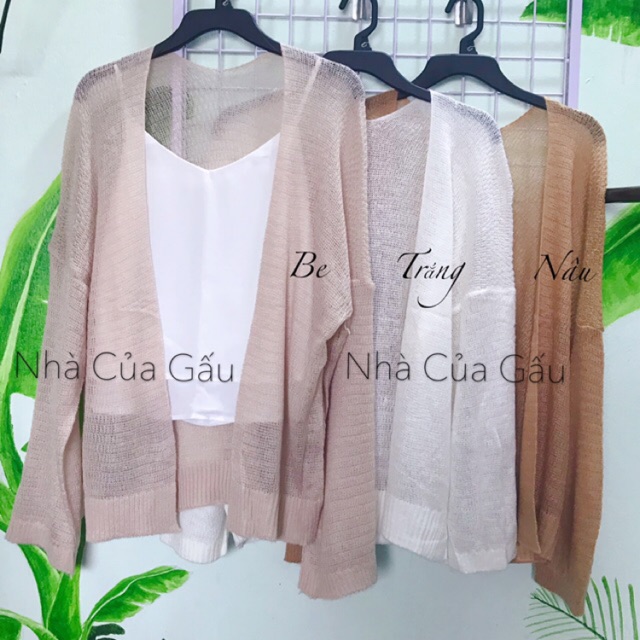 Áo Khoác len mỏng nhẹ siêu xinh ( ảnh thật ) | BigBuy360 - bigbuy360.vn