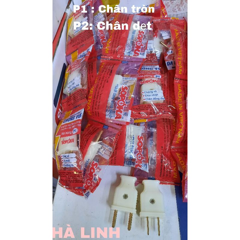 Compo 10 phích cắm điện chống vỡ chống cháy P1/P2  Sopoka