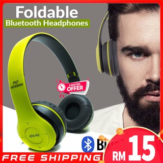 Foldable Bluetooth 5.0 P47 Headset For Smartphone / Tablet