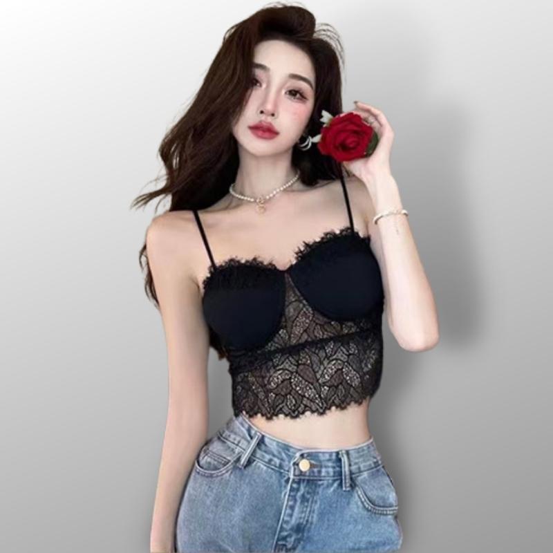 Áo Bra Ren 2 Dây Mút Mỏng Sexy AN Xuyên Thấu Quyến Rũ 2206