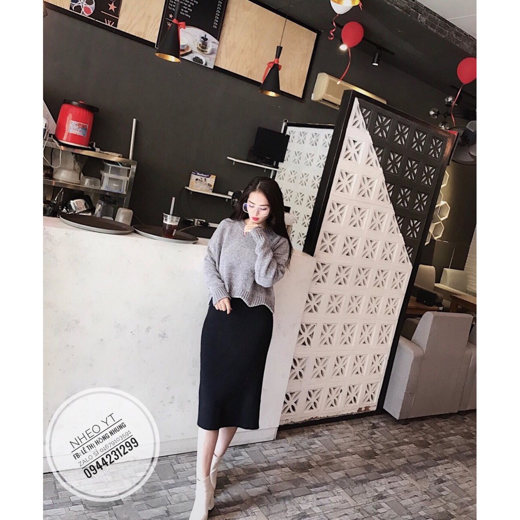 Áo croptop nhung gấu lượn sóng