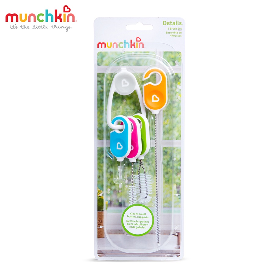 Bộ 4 Chổi Cọ Vệ Sinh Phụ Kiện Munchkin MK27204