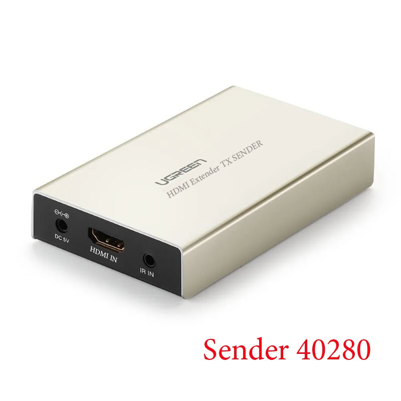 Bộ khuếch đại HDMI 120M qua cáp mạng Lan RJ45 (Sender) Ugreen 40280
