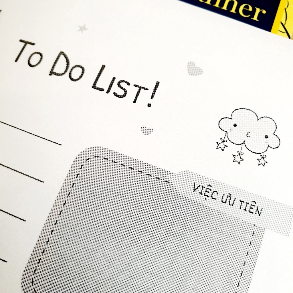 [To Do List] Sổ Tay Kế Hoạch Nhật Ký Hàng Ngày To Do List Daily Planner A5, Gồm 60 Trang, Bìa Mềm