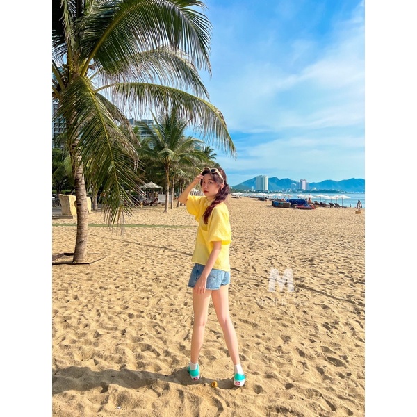 Áo Sơ Mi Tay Bồng Form Croptop Chất Liệu Xốp Hoạ Tiết Caro Dễ Thương Đi Học Minipie
