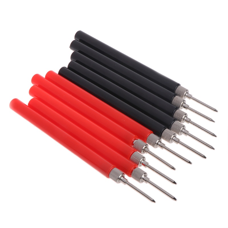 Bộ 10 Đầu Dò Cách Điện Lò Xo 128mm Cho Đồng Hồ Vạn Năng Xe Mainten